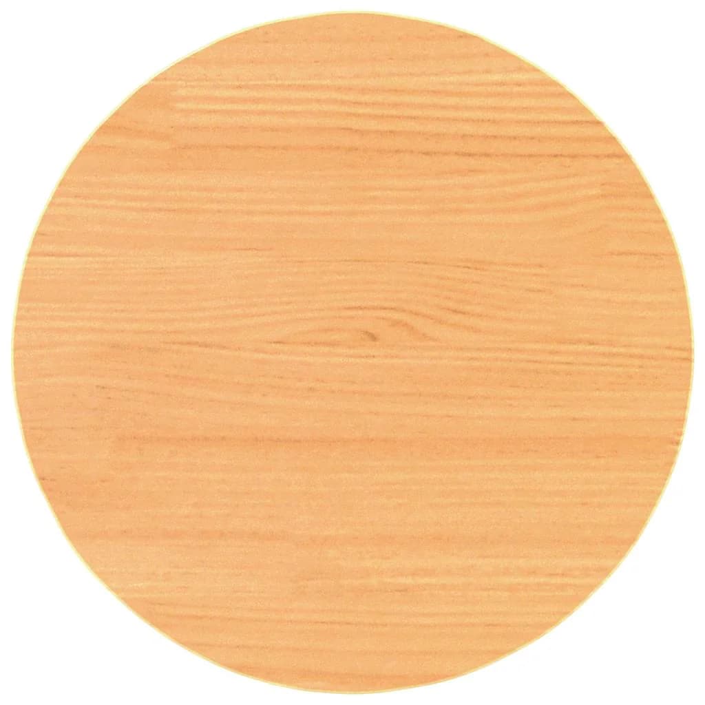 Klubska miza Voskast rjav 50 x 50 x 35 cm Trdna borovina - slika 9