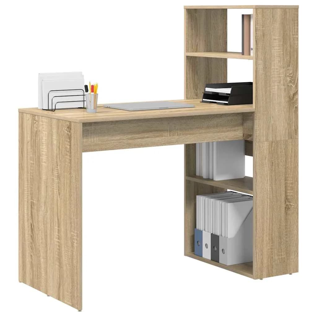 Miza Sonoma hrast Inženirski les 113 x 54 x 120 cm - slika 3
