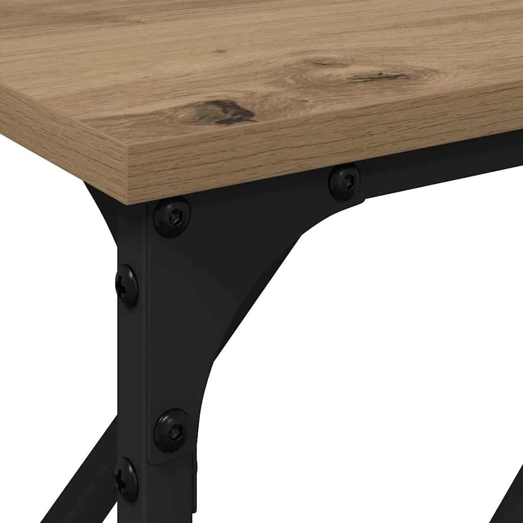 Konzolna miza artisan hrast 180 x 23 x 75 cm - slika 8