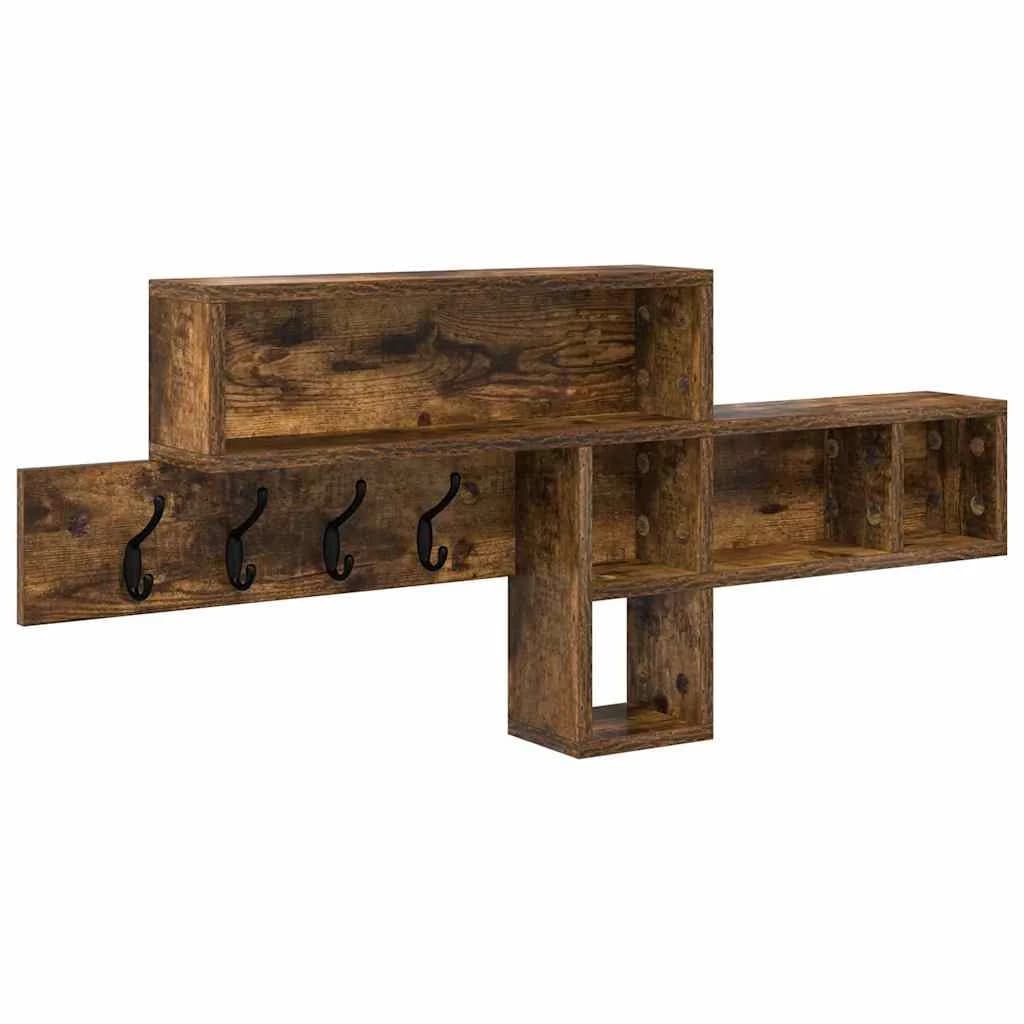 Nadwyčajna obešalnik za plašče Montaža za steno Dimljeni oreh - slika 2