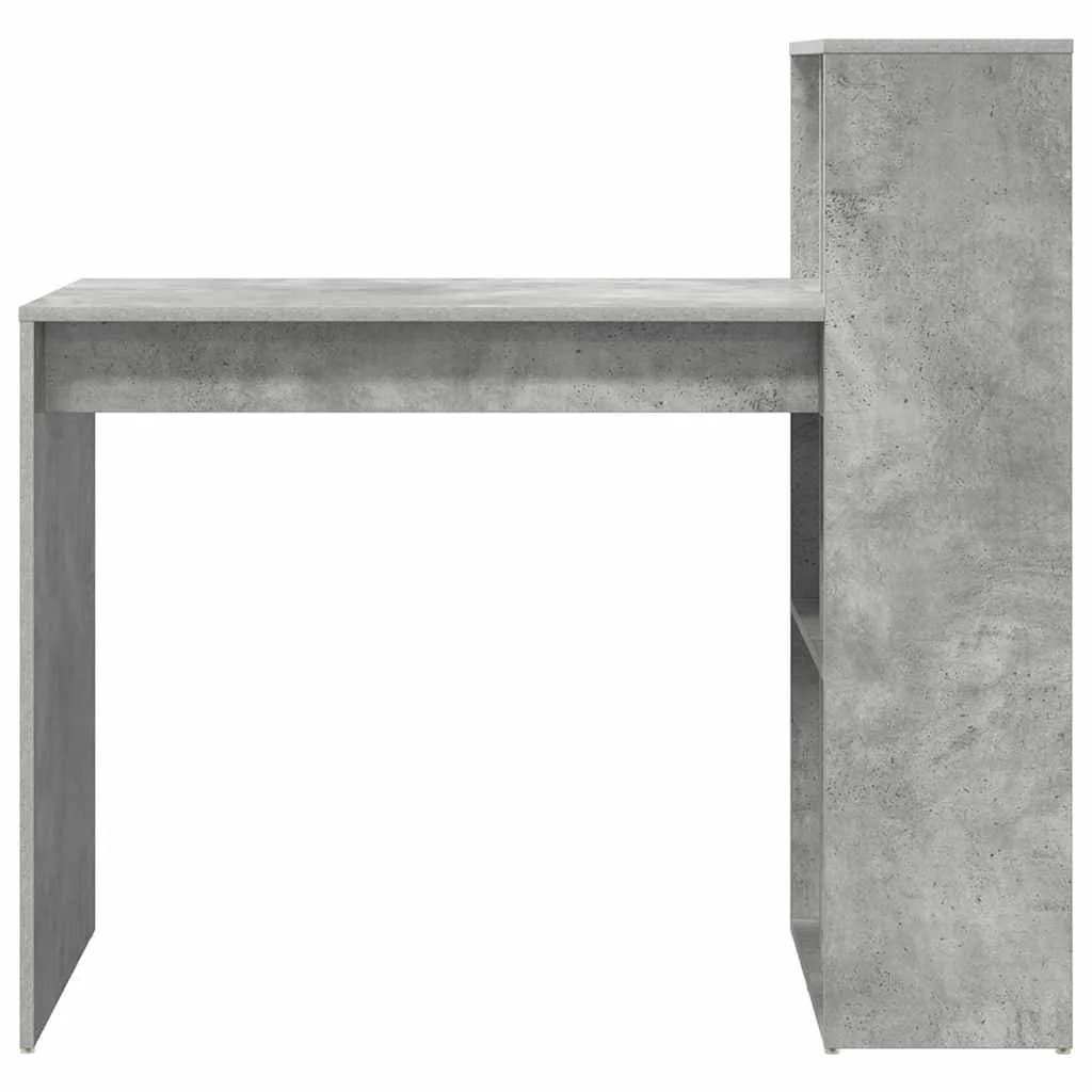 Miza Betonsko siva Inženirski les 108 x 55 x 103.5 cm - slika 5