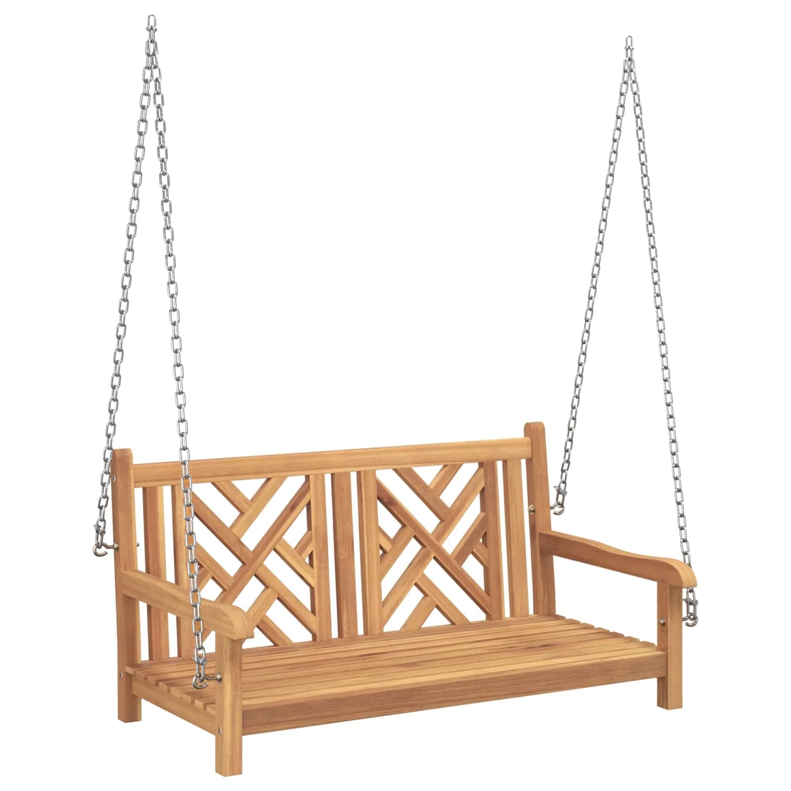 Gugalnica za vrt 114 x 60 x 64 cm Trden tikov les