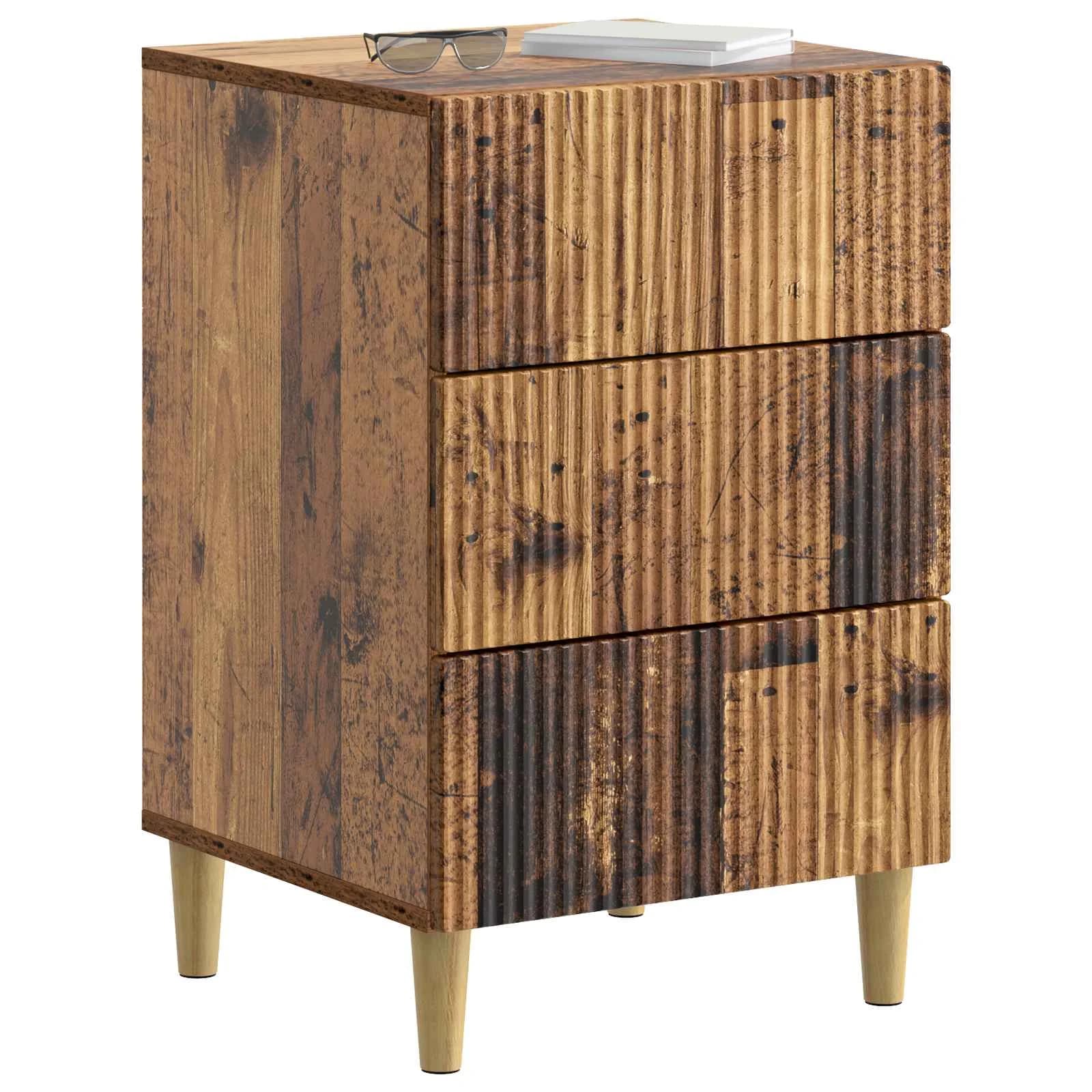 Nočna omarica Star les 43 x 41 x 66,5 cm Inženirski les - slika 3
