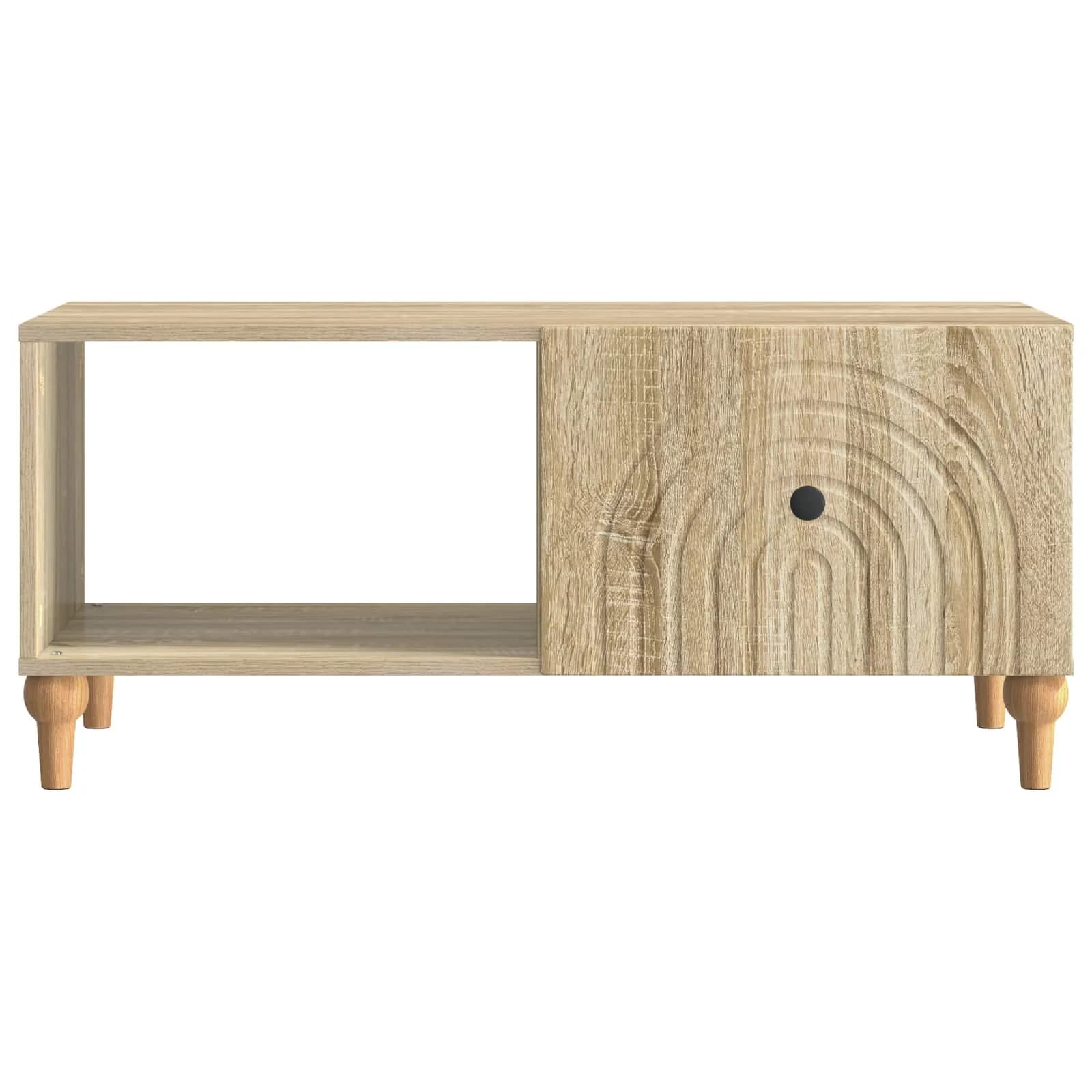 Klubska miza Sonoma hrast 90 x 50 x 40 cm Inženirski les - slika 5