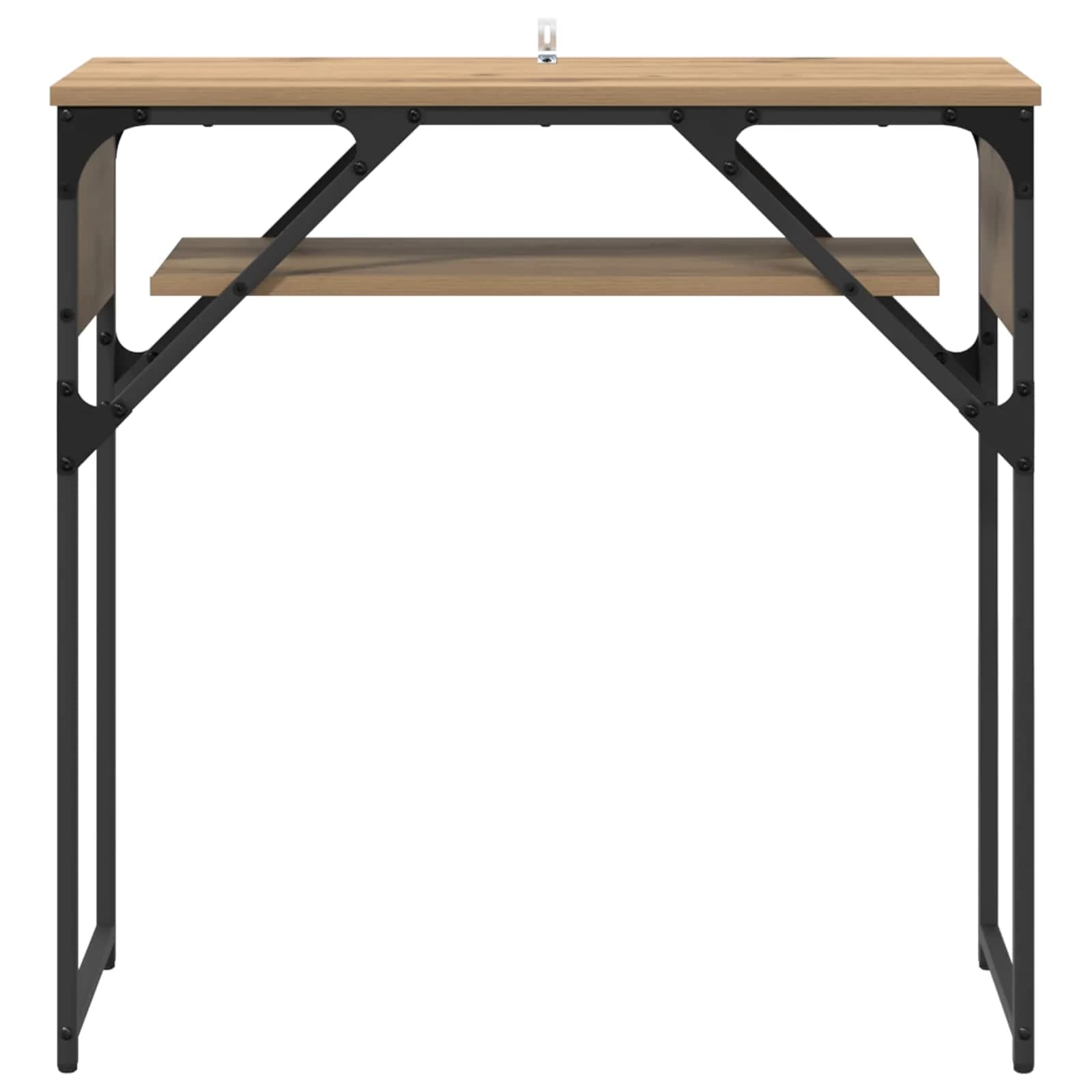 Konzolnamizica Umetni hrast Inženirski les 75x30x75cm - slika 5
