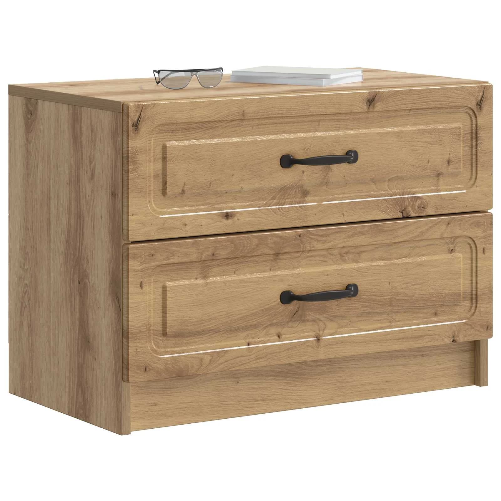 Nočna omarica Artisan hrast 62 x 34,5 x 44,5 cm Inženirski les - slika 3