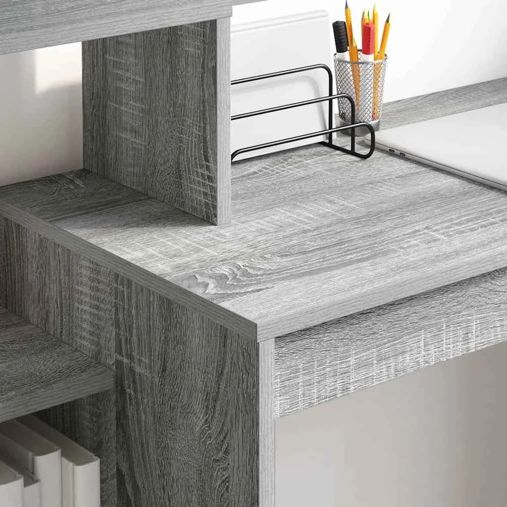 Miza Siva Sonoma Inženirski les 100 x 40 x 90 cm - slika 4