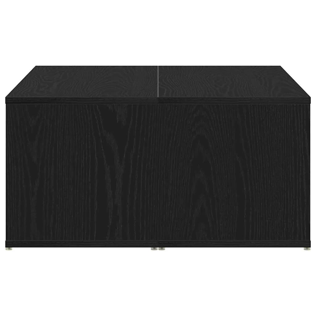 Klubska miza Črna Orehovina 90 x 67 x 33 cm Inženirski les - slika 7