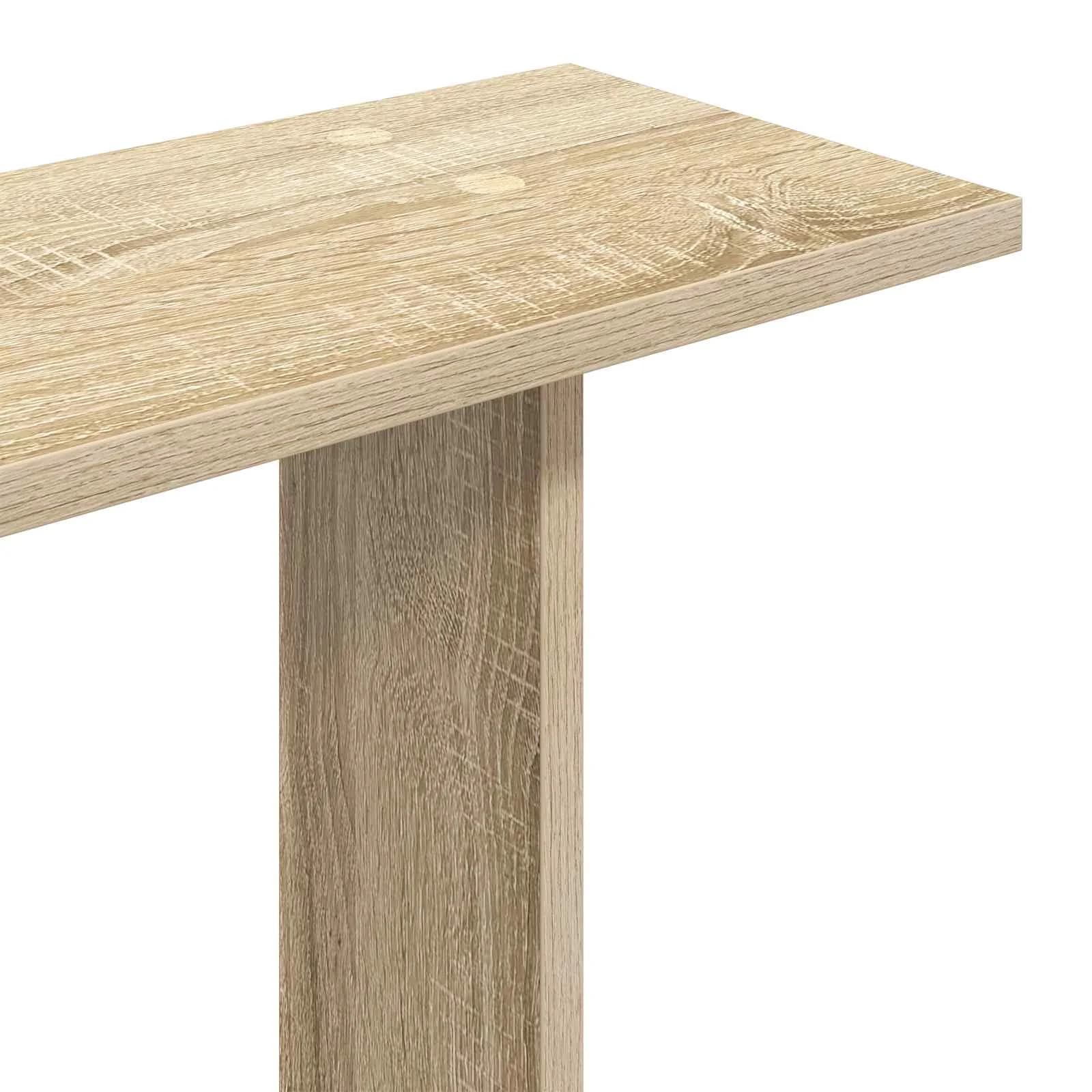 Stenska polica Sonoma hrast 80 x 20 x 96 cm Inženirski les - slika 7