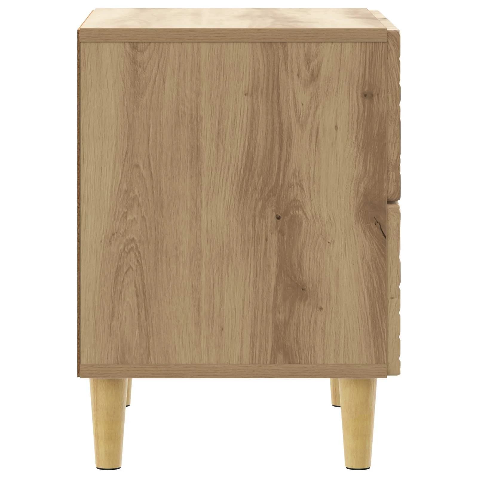 Nočna omarica Artisan hrast 43 x 34,5 x 48 cm Inženirski les - slika 5