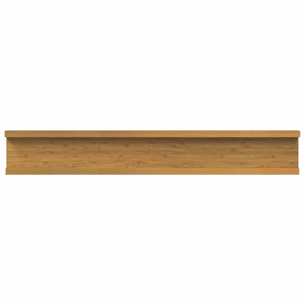 Stenska polica Montaža za steno 4 kos Bež 60 x 9 x 3 cm - slika 10
