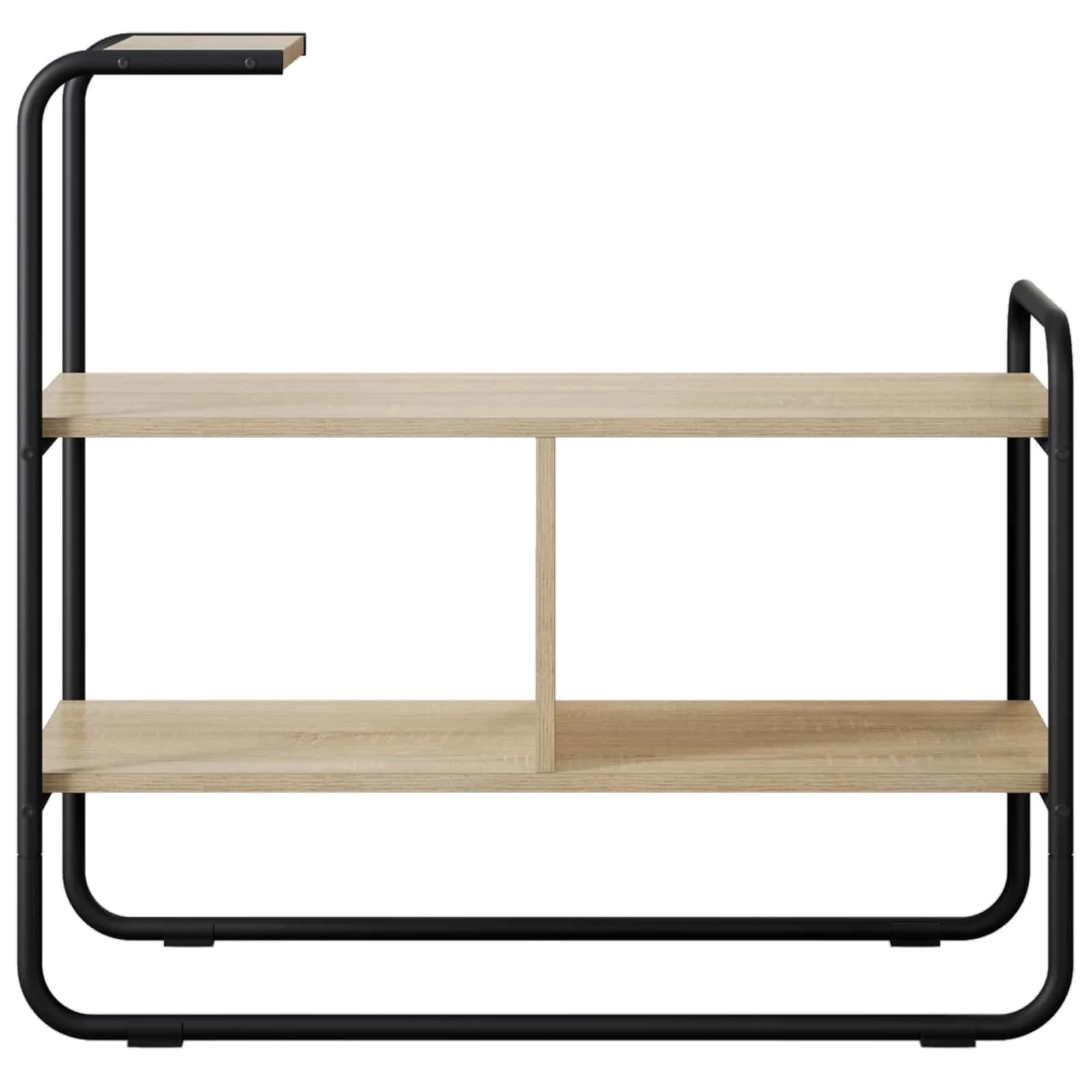 Konzolna miza Sonoma hrast 80 x 35 x 75 cm Inženirski les - slika 4