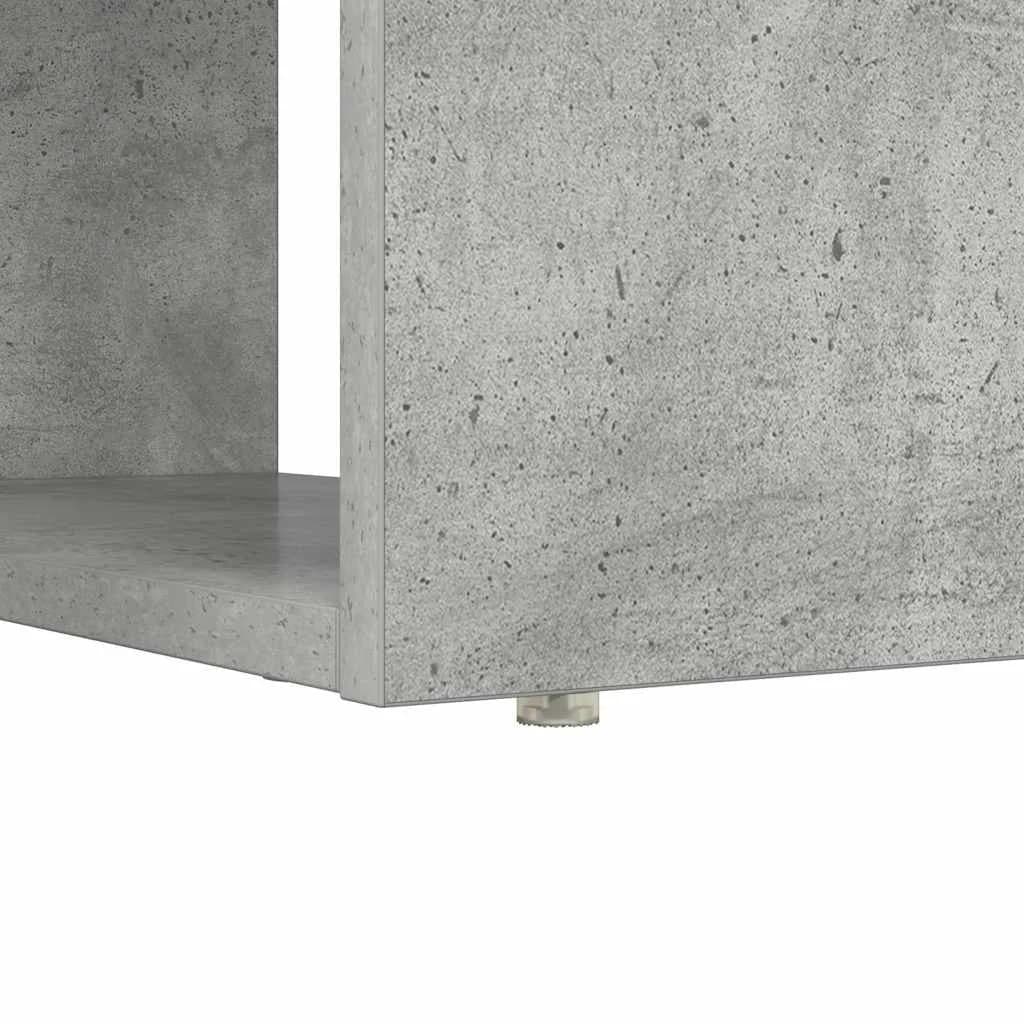 Miza Betonsko siva Inženirski les 113 x 54 x 120 cm - slika 9