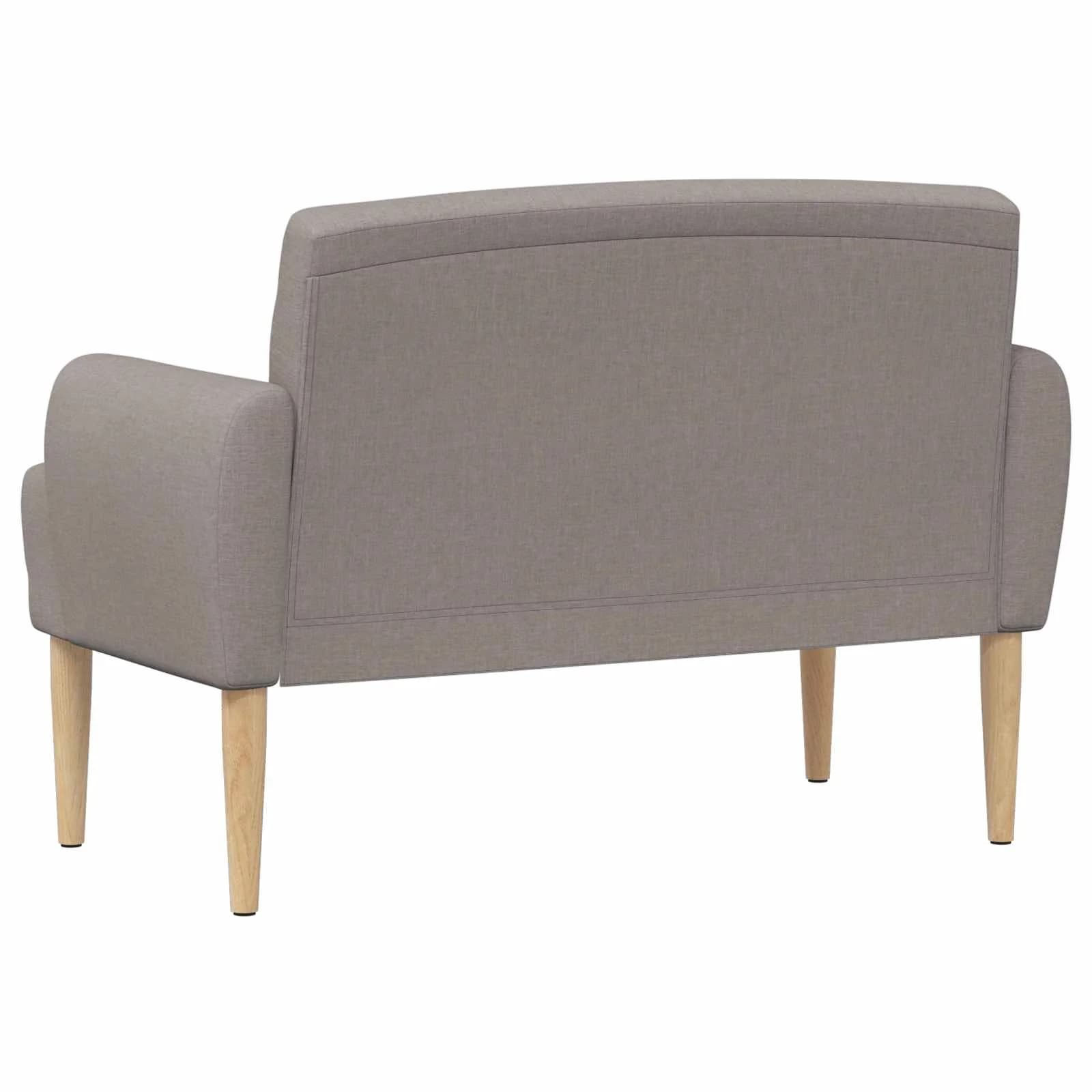 Dvojnica s gumbi Taupe 116 x 67 x 80 cm Blago - slika 5