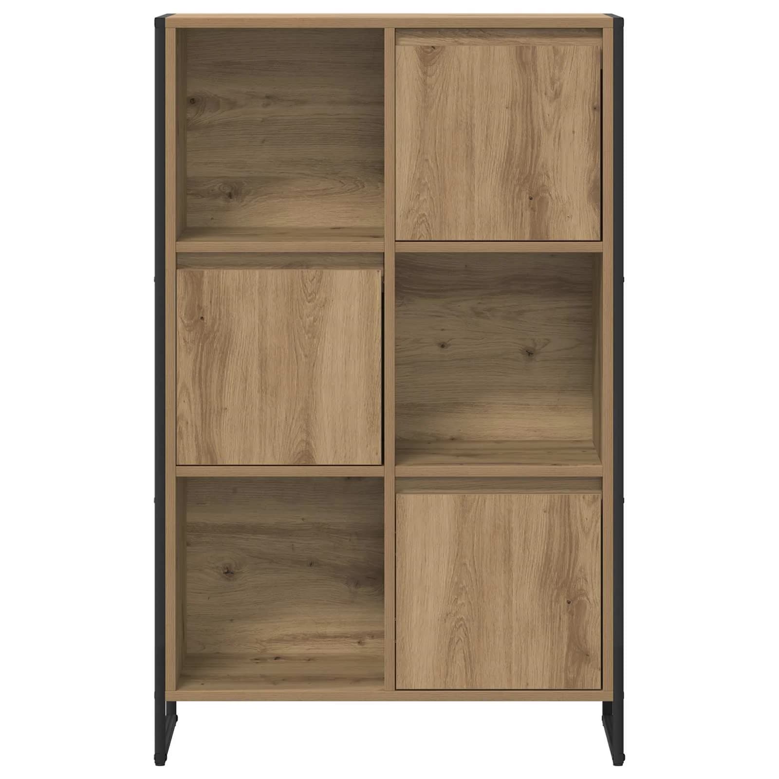 Knjigovni omar 68 x 30 x 108.5 cm Inženirski les Oreh - slika 6