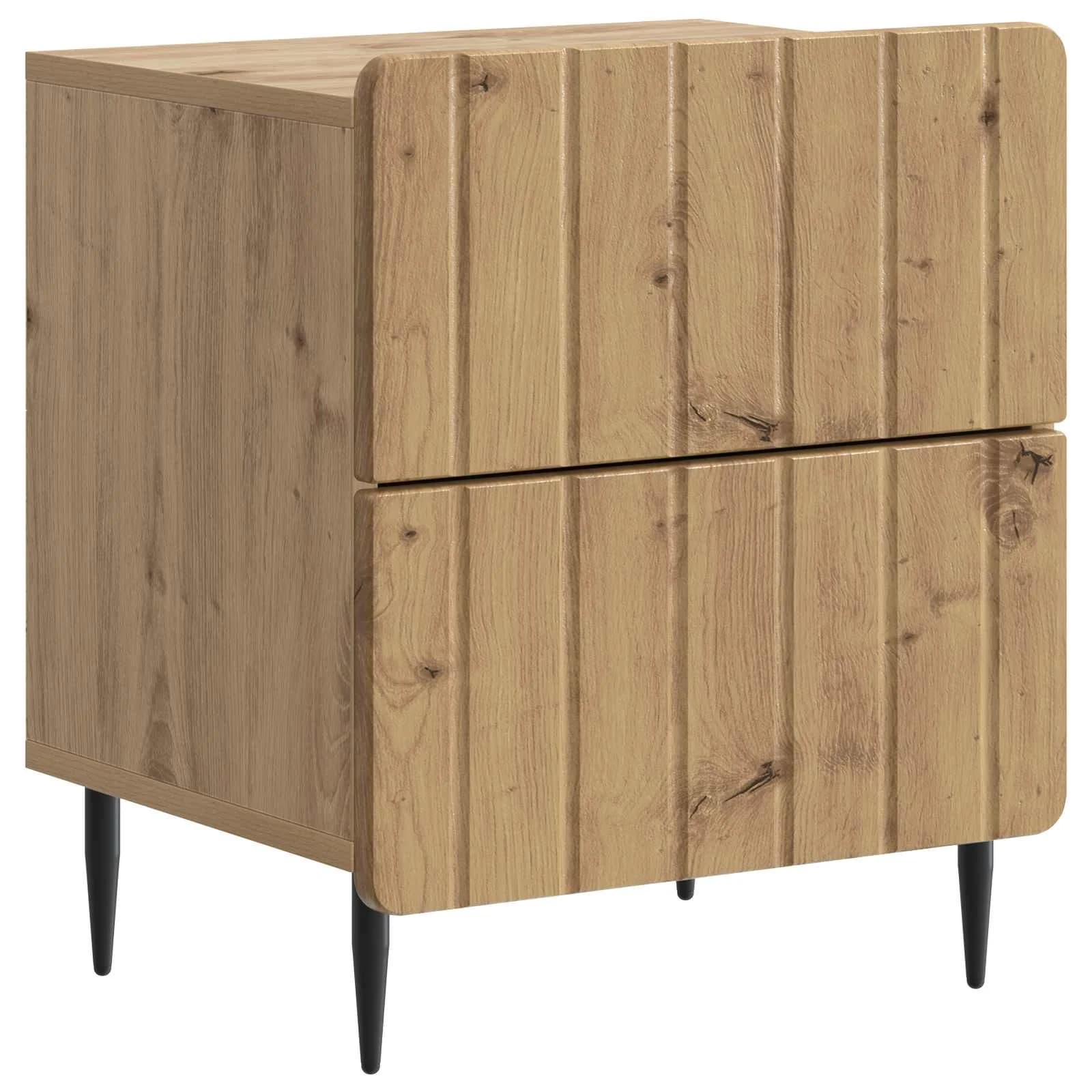 Nočna omarica Artisan hrast 43 x 34,5 x 49,5 cm Inženirski les - slika 2