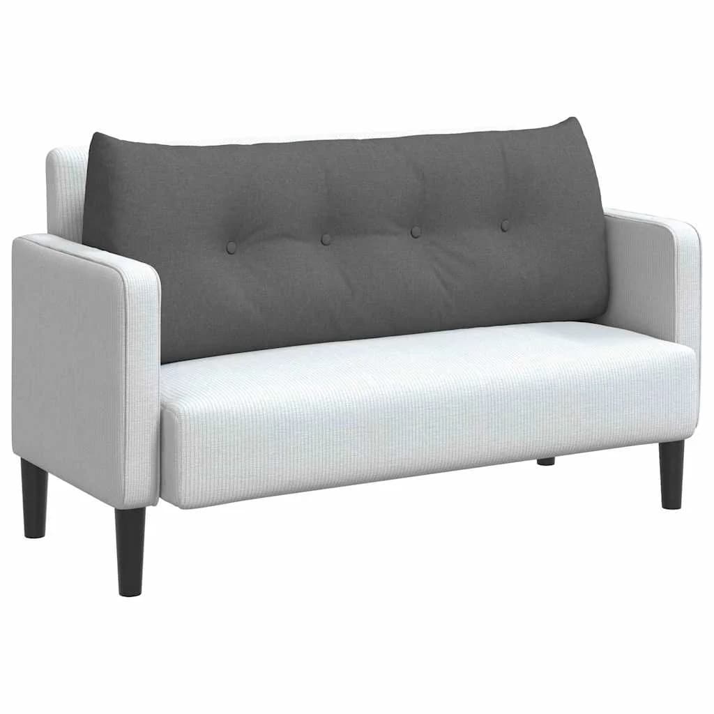 Poglavni vzglavnik Temno siva 120 x 24 x 50 cm blago - slika 3