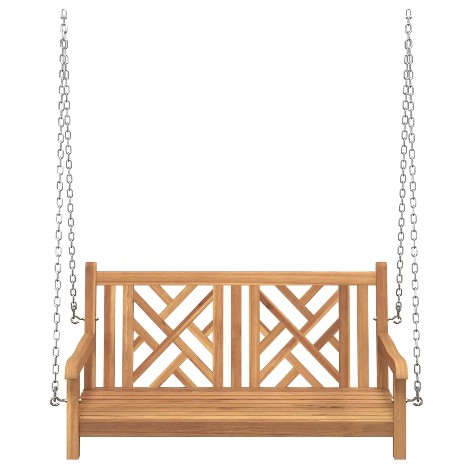 Gugalnica za vrt 114 x 60 x 64 cm Trden tikov les - slika 2