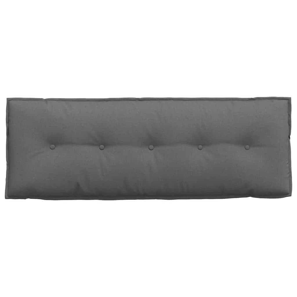 Poglavni vzglavnik Temno siva 140 x 19 x 50 cm blago - slika 6