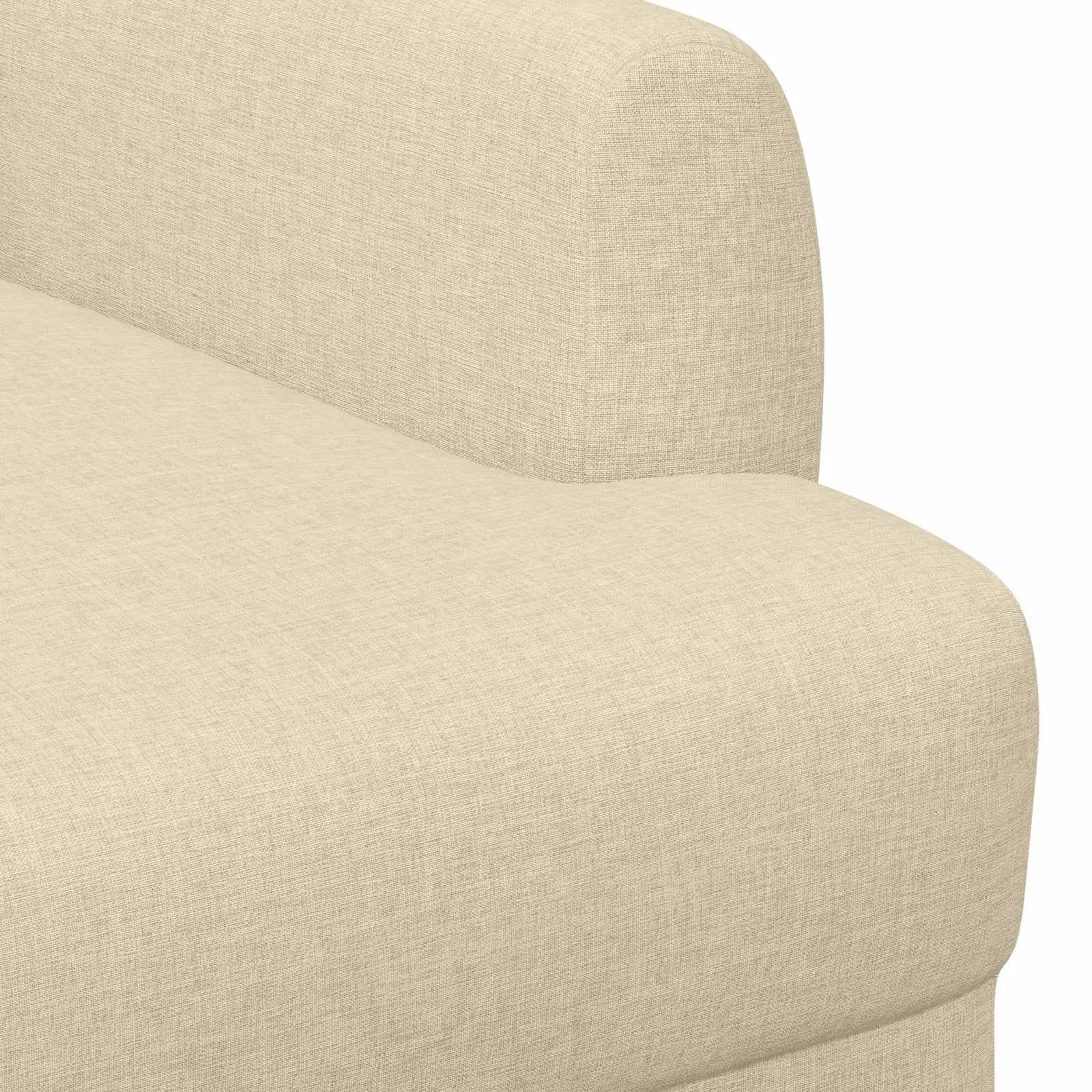Dvojnica s gumbi Krem 116 x 67 x 80 cm Blago - slika 6