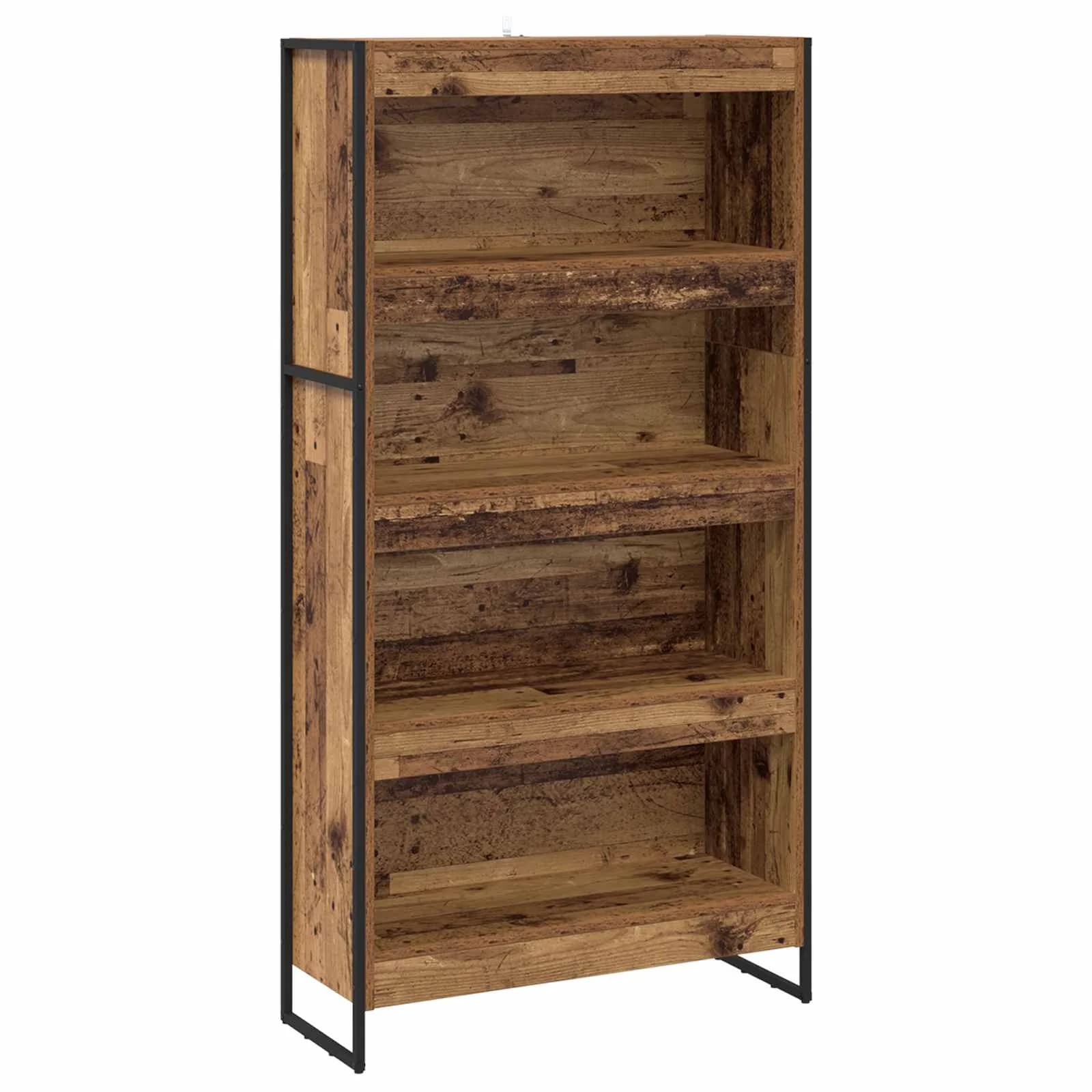 Knjigovni omar 80 x 30 x 155 cm Inženirski les Star les - slika 2