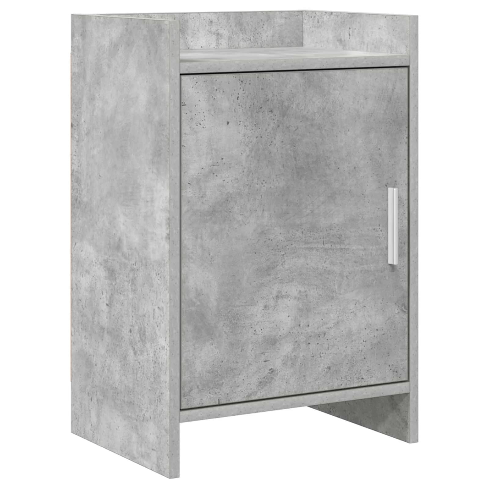 Posteljne mize Betonsko siva 40 x 30 x 60 cm Inženirski les