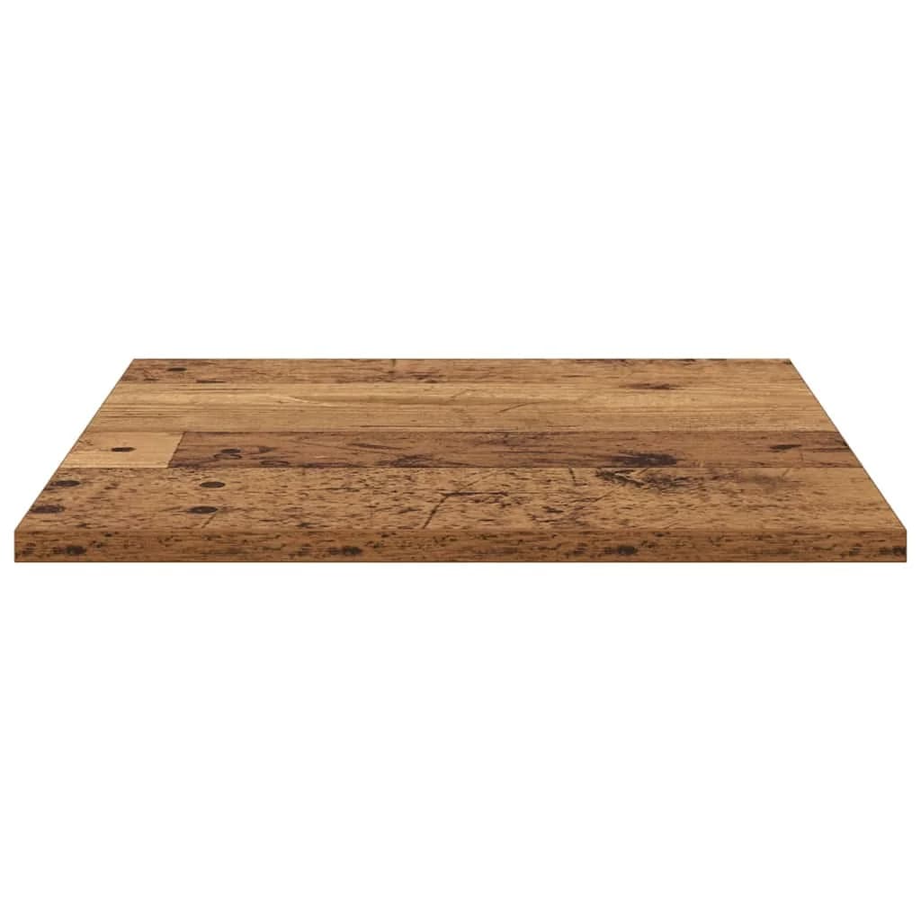 Polica za knjige 3 nivojev 4 kos 40 x 40 x 1,5 cm Rjava - slika 6