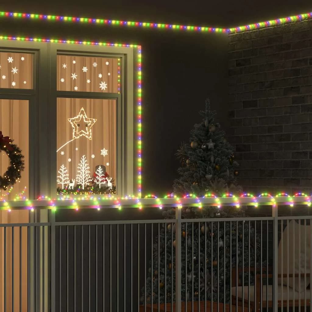 Osvetljena vrv med 2400 LED večbarvno 100 m PVC