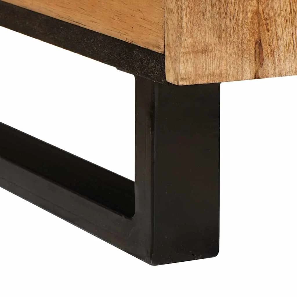 Klubska miza Umetni hrast 100 x 54 x 40 cm Masiven les manga - slika 8
