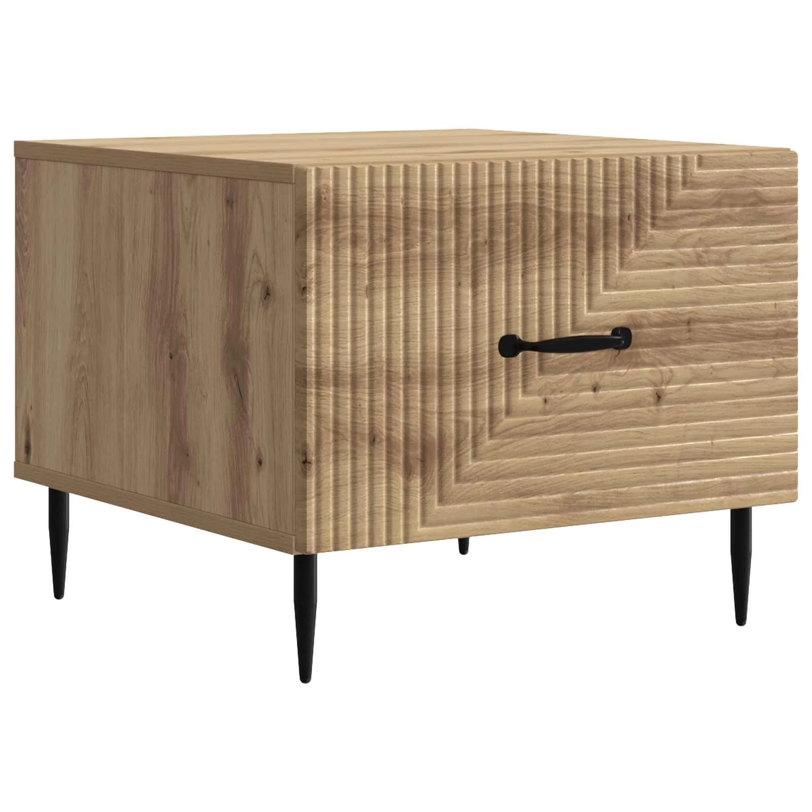 Klubska miza Artisan hrast 49 x 50 x 40 cm Inženirski les - slika 2