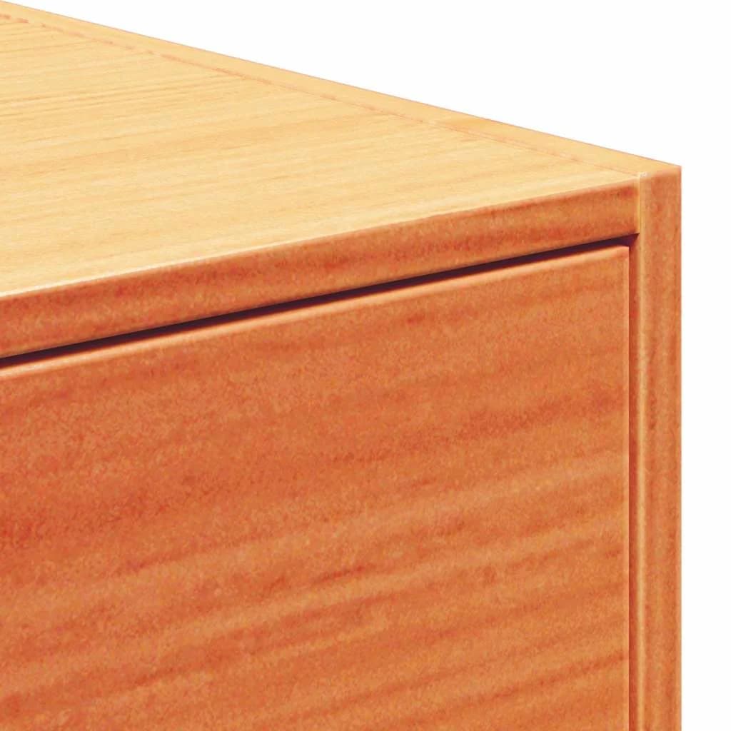 Nočna omarica 2 kos Voskast rjav 50 x 32,5 x 24 cm - slika 10