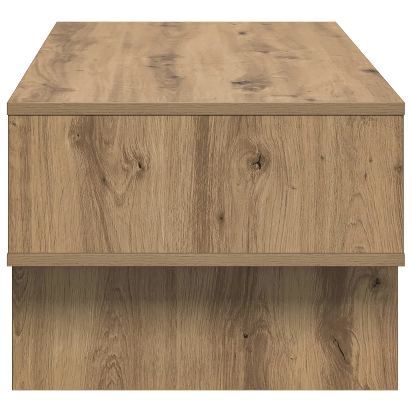 Klubska miza Umetni hrast 100 x 46 x 35 cm Inženirski les - slika 6