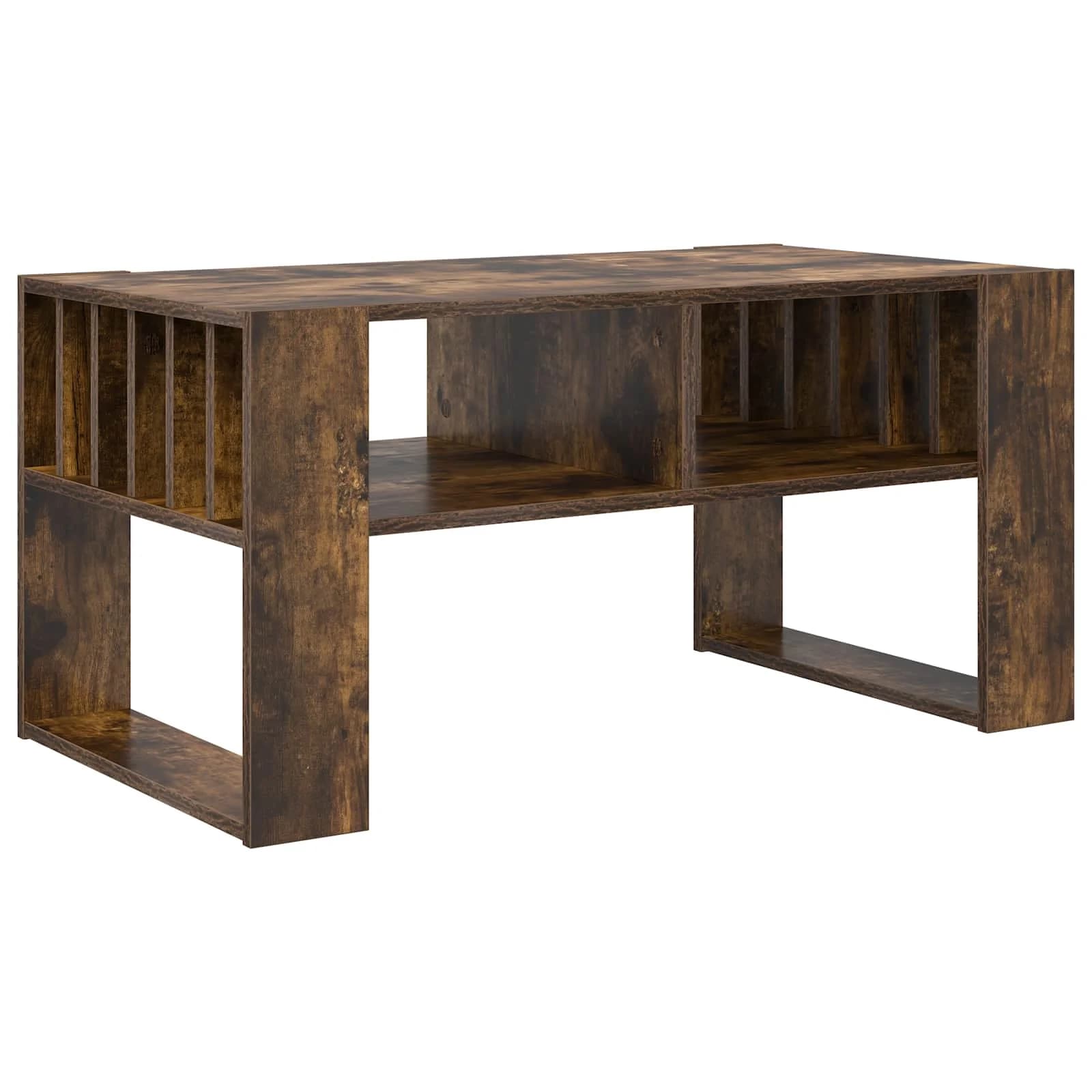Klubska miza Dimljeni oreh 92 x 49,5 x 45 cm Inženirski les - slika 2