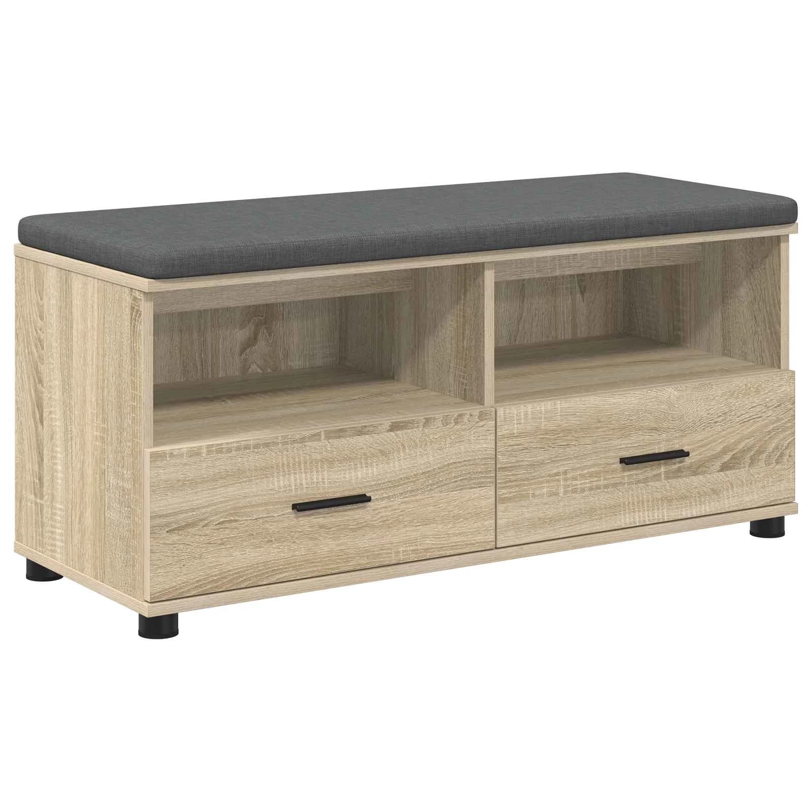 Haldna klop z blazino s predalom Sonoma hrast 100 x 38 x 46 cm - slika 2