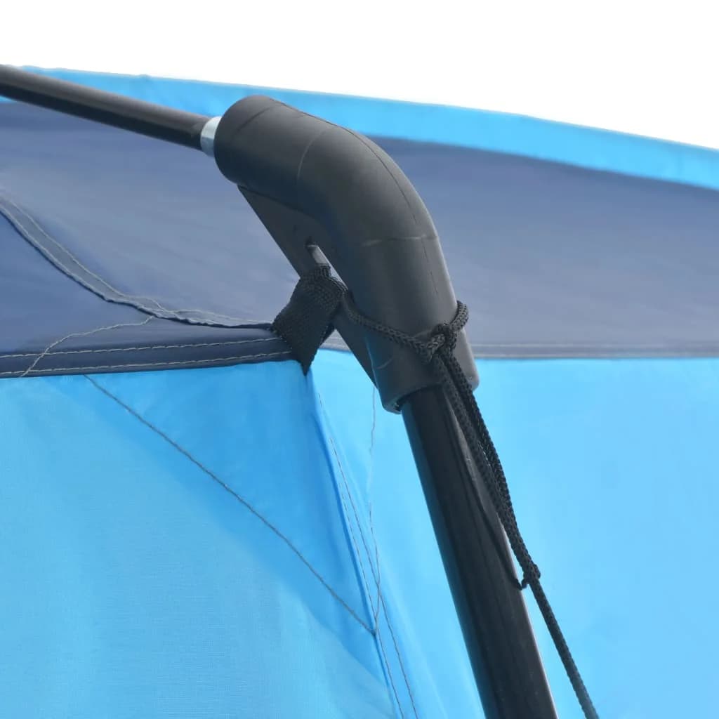 Šotor za bazen iz blaga 660x580x250 cm moder - slika 4