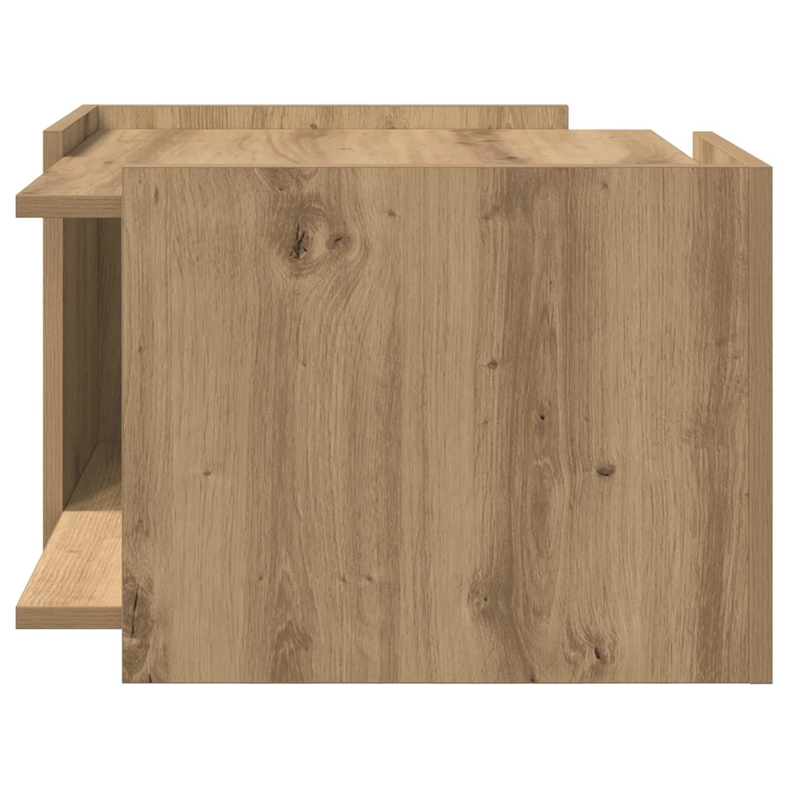 Klubska miza Artisan hrast 50,5 x 50 x 33 cm Inženirski les - slika 6