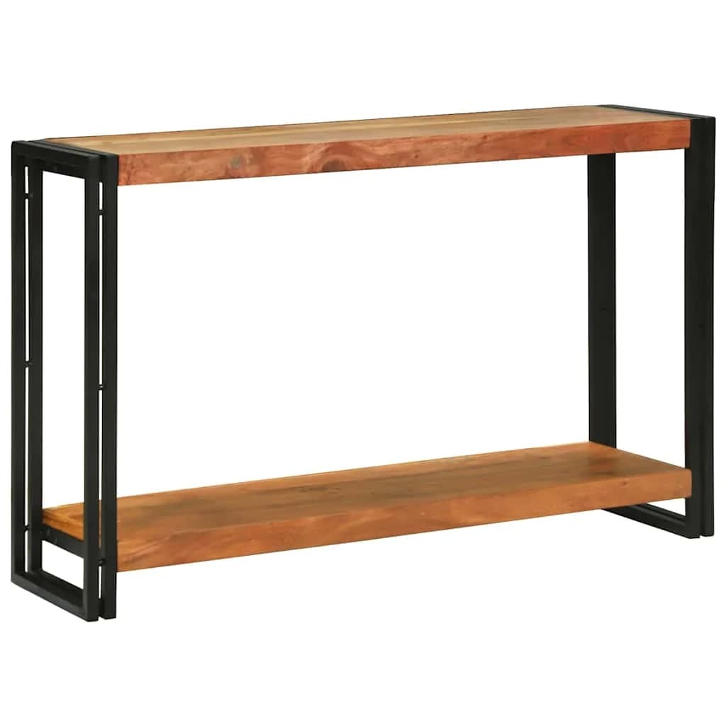 Konzolna miza Rjava 120 x 33 x 75 cm Masiven les akacije
