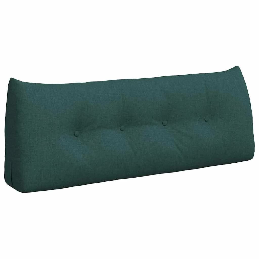 Poglavni vzglavnik Temno zelena 120 x 24 x 50 cm blago - slika 2