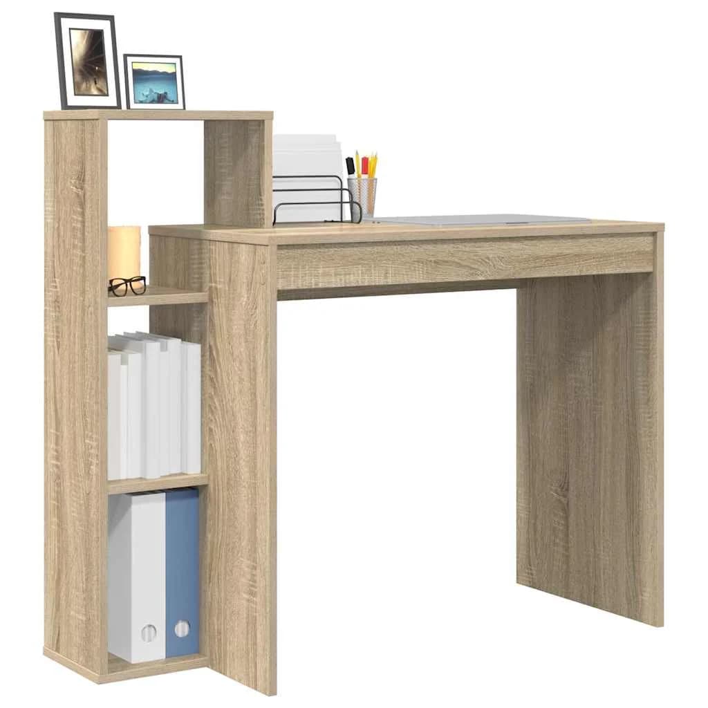 Miza Sonoma hrast Inženirski les 100 x 40 x 90 cm - slika 3