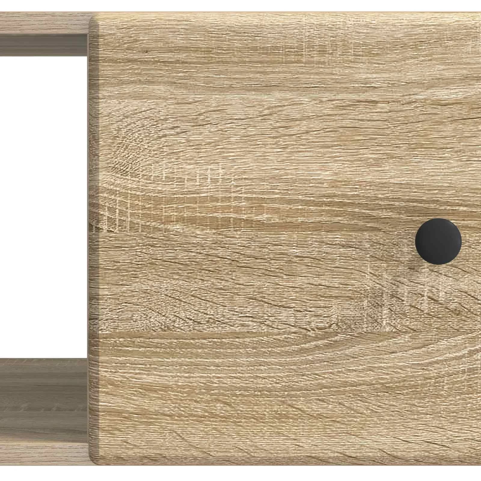 Klubska miza Sonoma hrast 90 x 50 x 40 cm Inženirski les - slika 9
