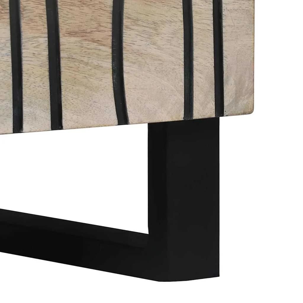 Nočna omarica Bela 50 x 33 x 60 cm Inženirski les - slika 8