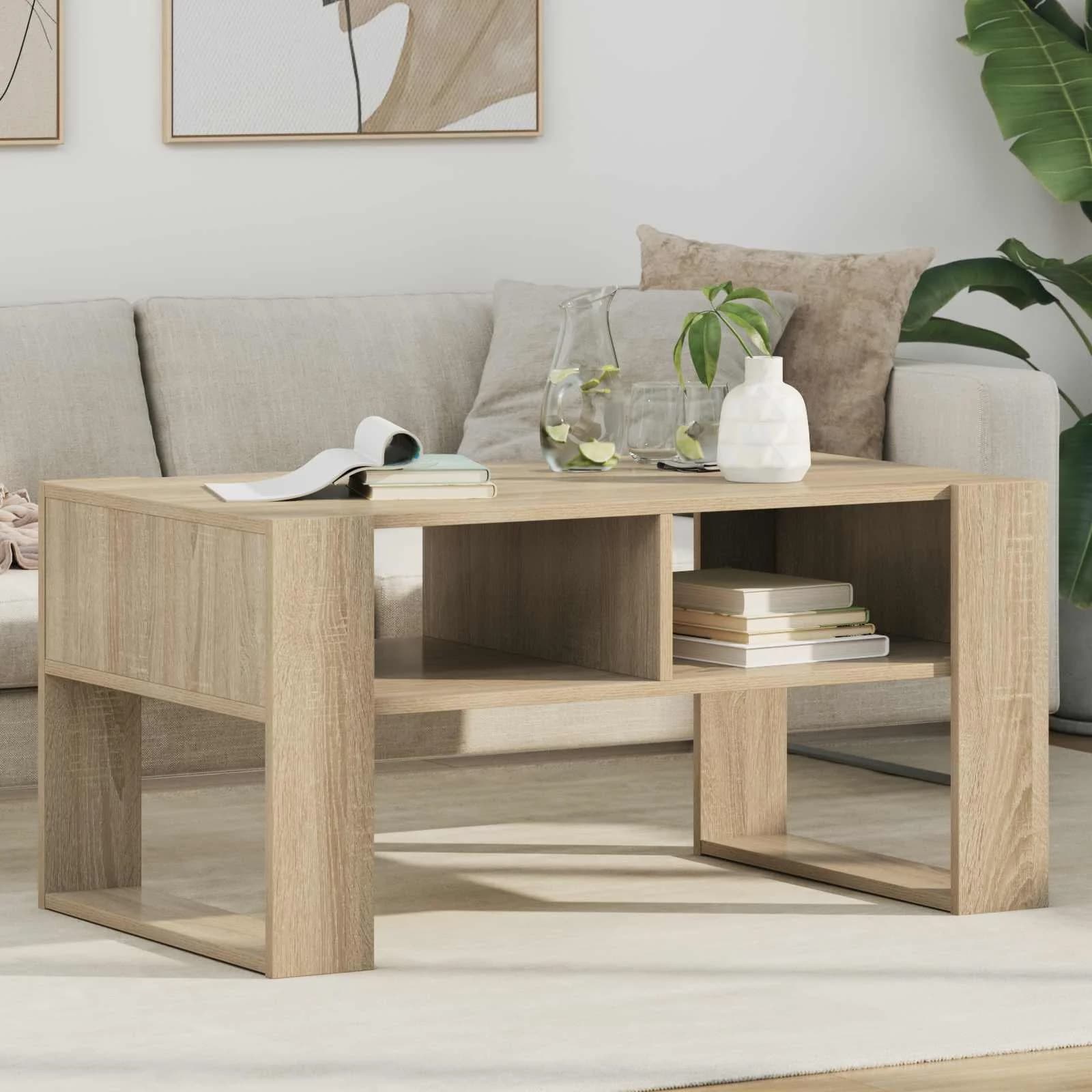 Klubska miza Sonoma hrast 92 x 53 x 45 cm Inženirski les
