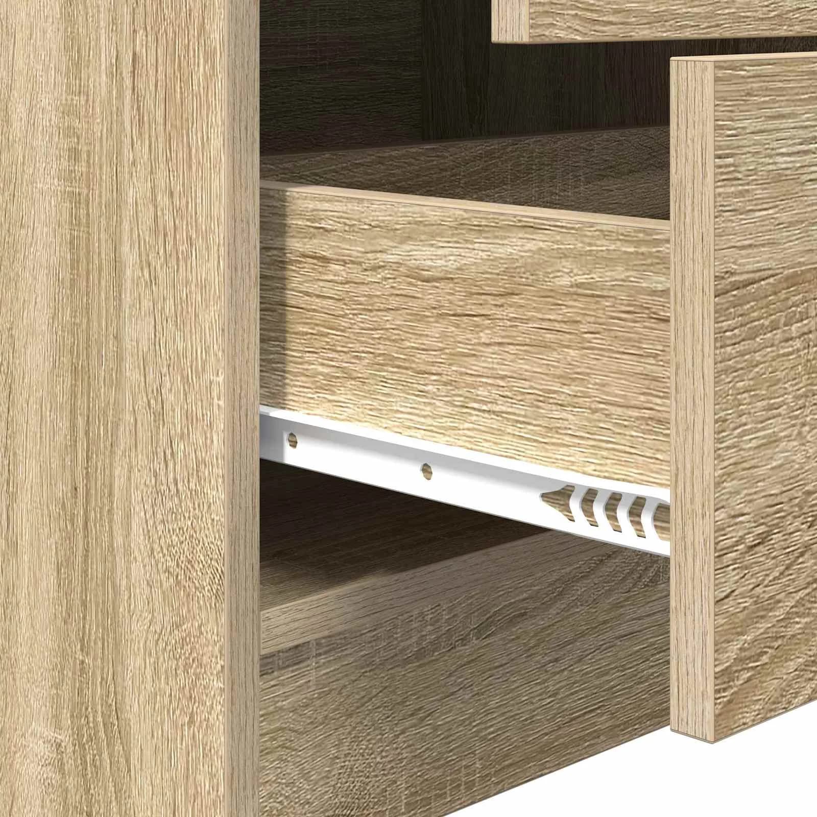 Miza Sonoma hrast 125,5 x 50 x 127 cm 2 kos - slika 11