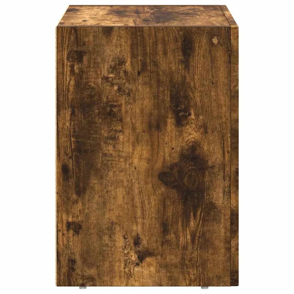 Nočna omarica ELST Dimljeni oreh 40 x 35 x 50 cm Inženirski les - slika 5