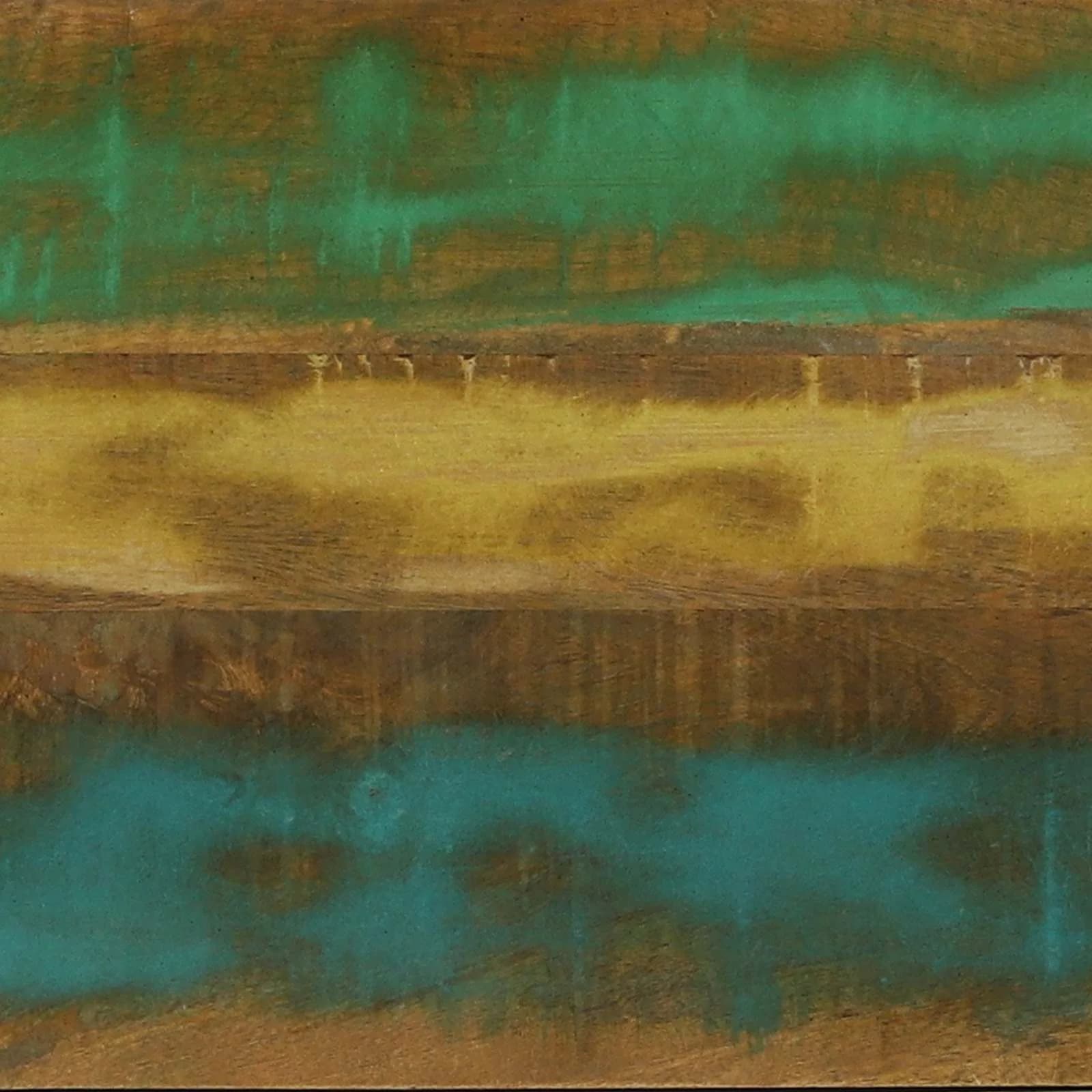 Pisalna miza Rjava 112 x 55 x 76 cm Trdna obnovljena les - slika 12