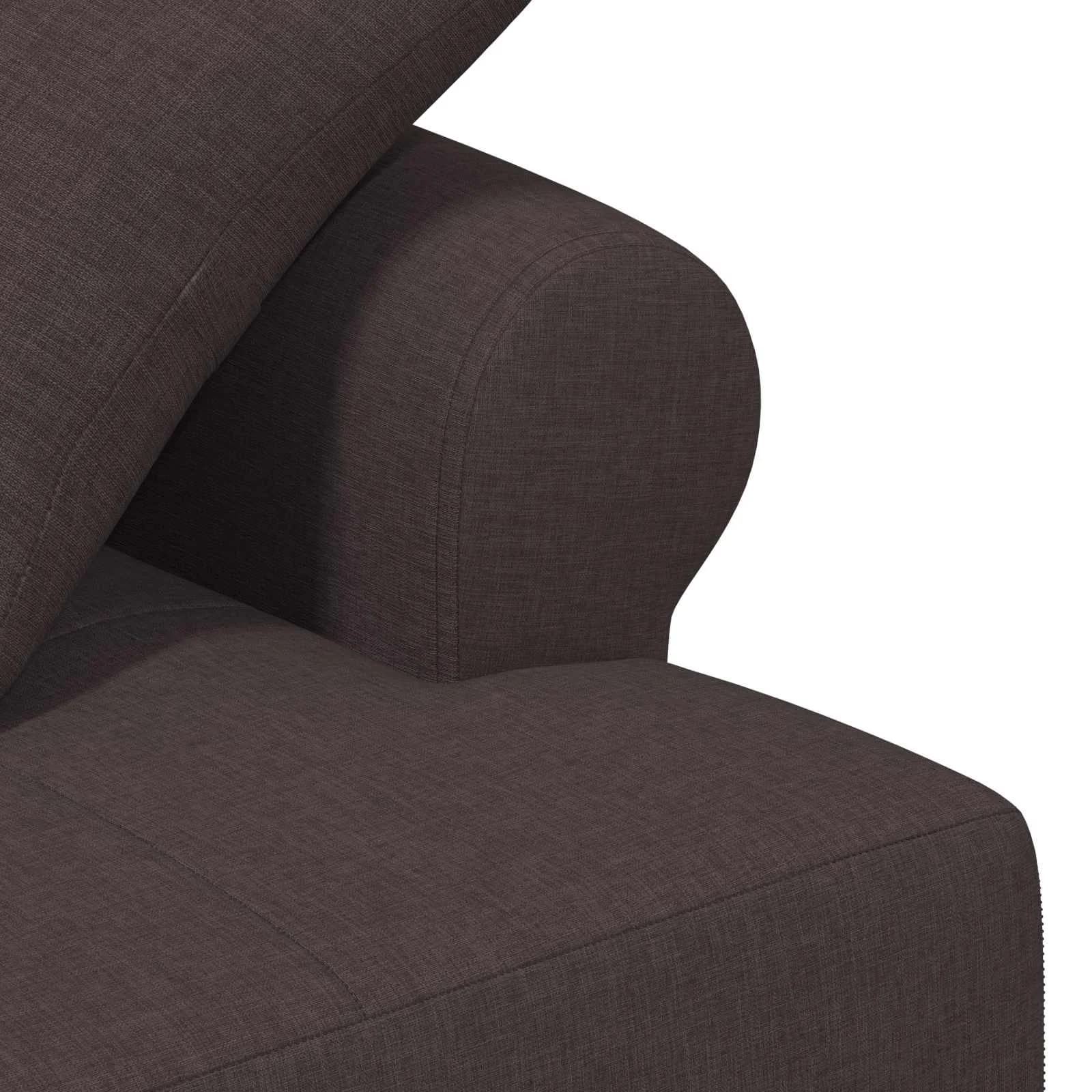 Dvojnica s gumbi Temno rjava 120 x 65 x 79 cm Blago - slika 6