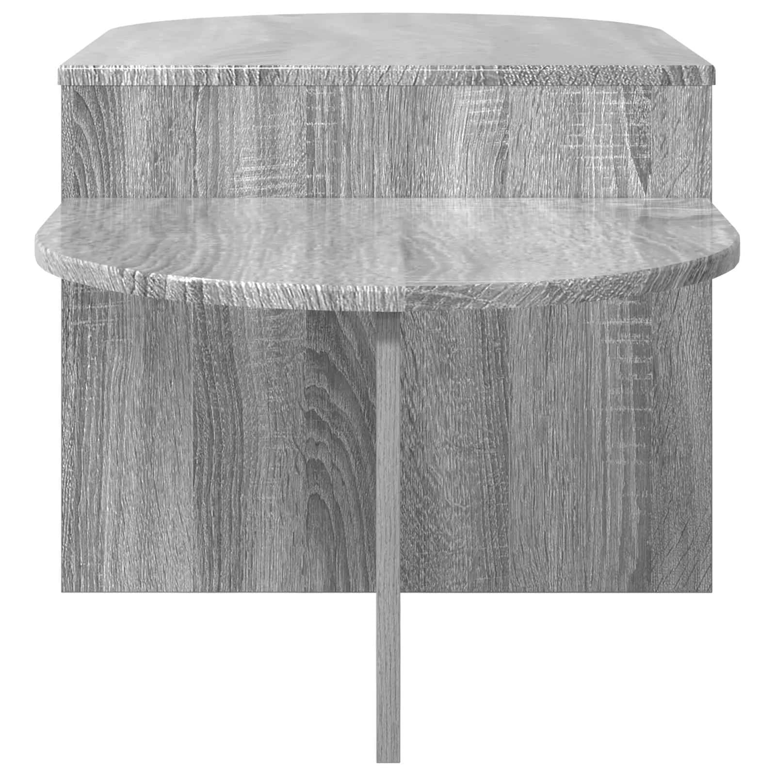 Klubska miza Siva Sonoma 100 x 50 x 40 cm Inženirski les - slika 6
