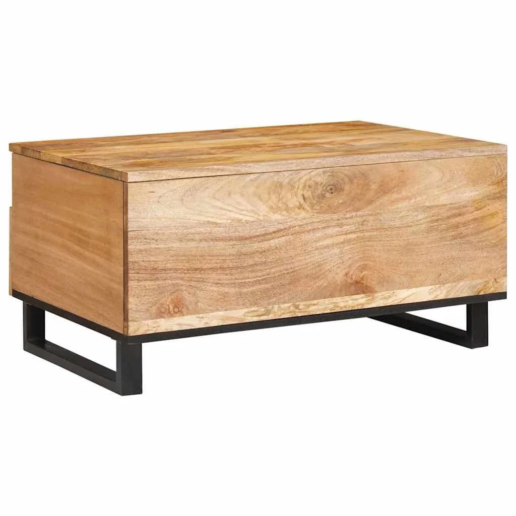 Klubska miza Umetni hrast 80 x 54 x 40 cm Masiven les manga - slika 5