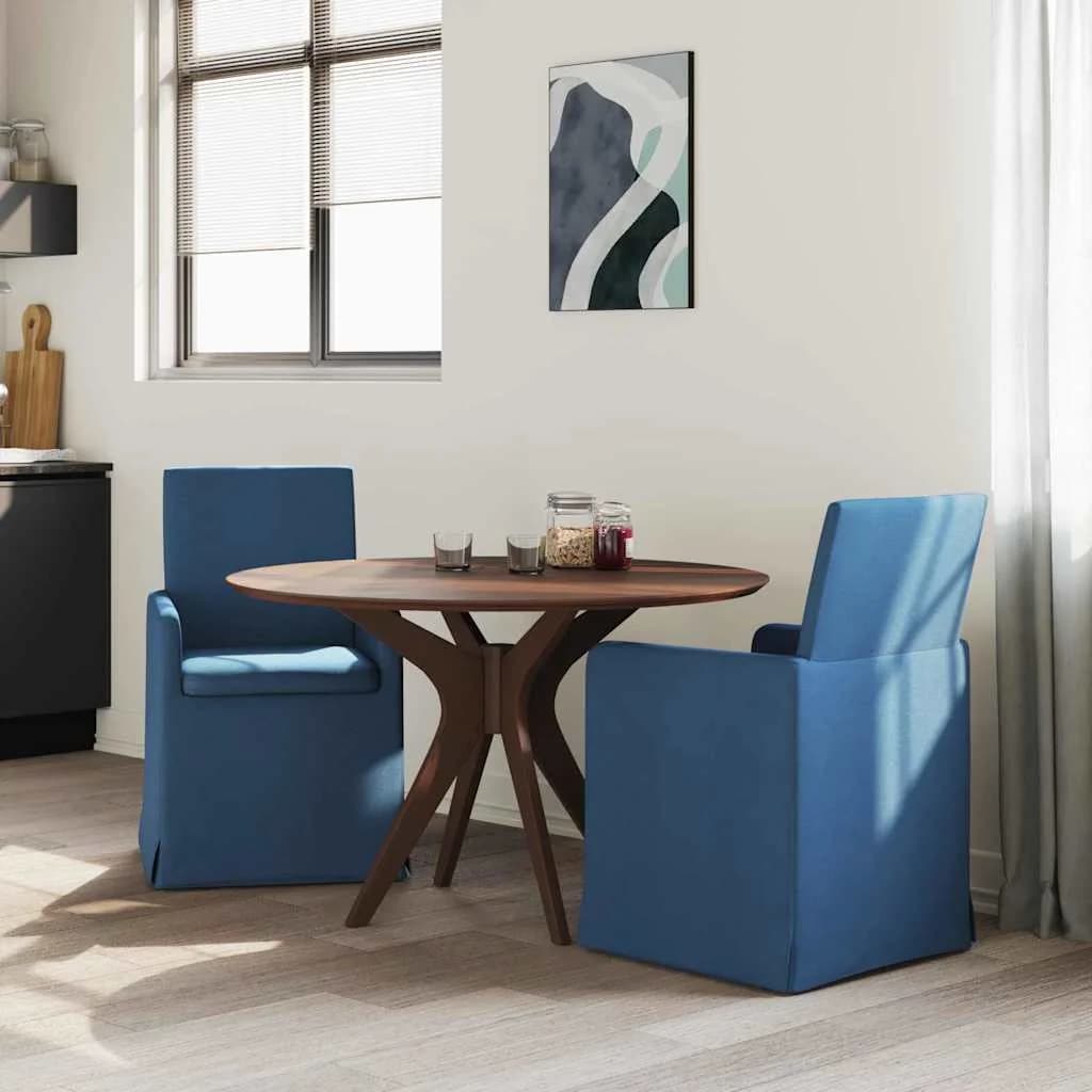 Jedilni stoli 2 kos blago Modra 57 x 67 x 95 cm - slika 3