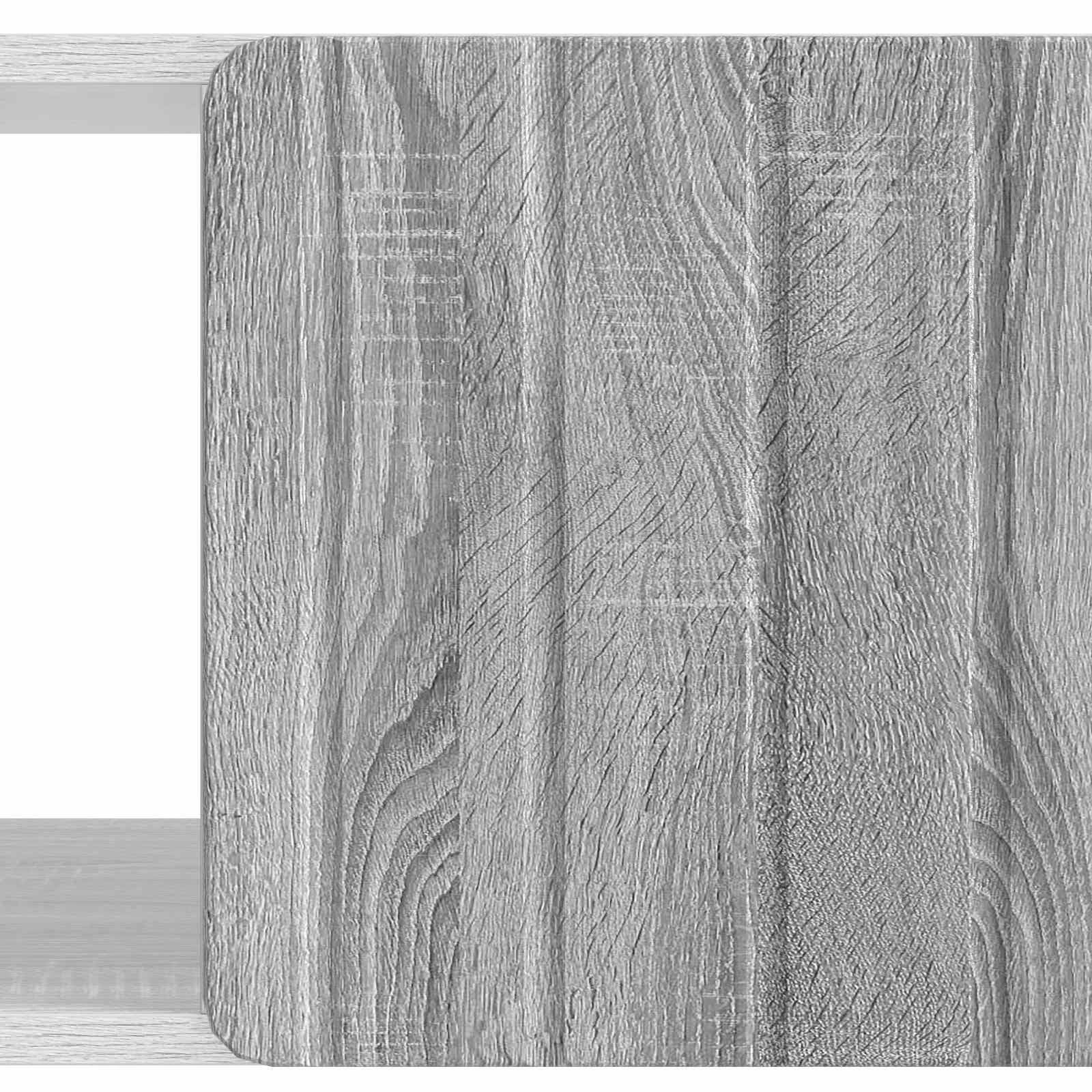 Klubska miza Siva Sonoma 90 x 50 x 40 cm Inženirski les - slika 9
